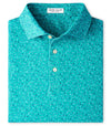 Day of the Dead Performance Jersey Polo in Meadow by Peter Millar
