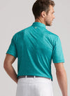 Day of the Dead Performance Jersey Polo in Meadow by Peter Millar