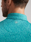 Day of the Dead Performance Jersey Polo in Meadow by Peter Millar