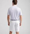 Orange Crush Performance Jersey Polo in White by Peter Millar
