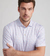 Orange Crush Performance Jersey Polo in White by Peter Millar