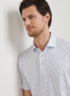 Cocktail Garnish Performance Jersey Polo in White by Peter Millar