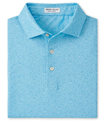 Chambers Performance Jersey Polo in Seaport Blue by Peter Millar