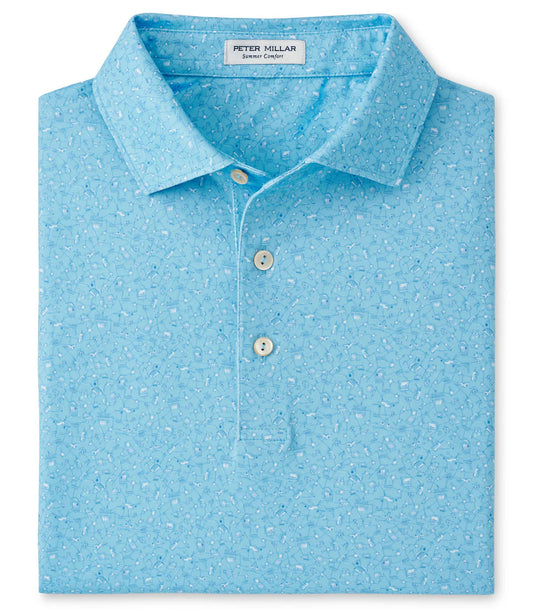 Chambers Performance Jersey Polo in Seaport Blue by Peter Millar