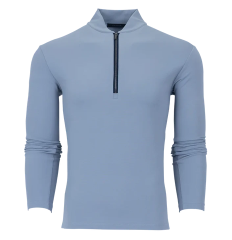 Siaconsent Quarter-Zip in Moonstone by Greyson