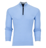 Sebonack Quarter-Zip in Delphinium by Greyson