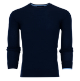 Saratoga Crewneck Sweater in Maltese Blue by Greyson