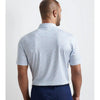 On The Hunt Performance Jersey Polo in White by Peter Millar