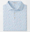On The Hunt Performance Jersey Polo in White by Peter Millar