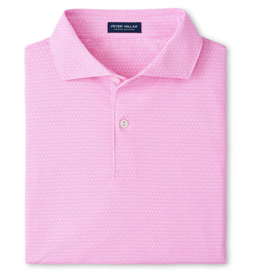 Jukebox Performance Jersey Polo in Dogwood by Peter Millar
