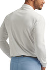 Solid Stretch Jersey Long Sleeve Polo in White by Peter Millar