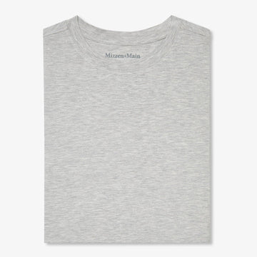 Knox T-Shirt in Light Gray Heather by Mizzen+Main