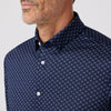 Halyard Short Sleeve Dress Shirt in Navy Gem by Mizzen+Main