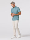 Versa Polo in Eucalyptus Multi Circle by Mizzen+Main