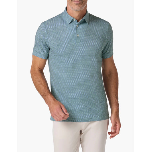 Versa Polo in Eucalyptus Multi Circle by Mizzen+Main