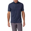 Halyard Polo in Navy Multi Texture by Mizzen+Main