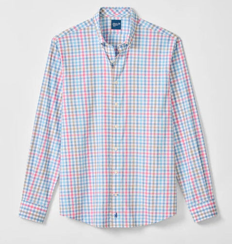 Yosef Everyday Performance Button-Down Shirt in Navy by Johnnie-O
