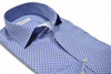 Blue Circle Medallion Sport Shirt in Royal/Slate by Marcello