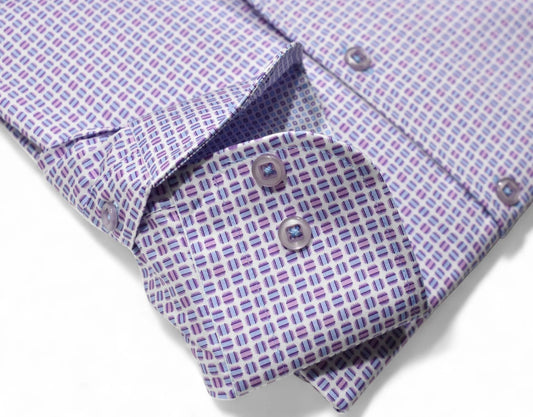 Plum Boards Sport Shirt in Plum/Lilac by Marcello