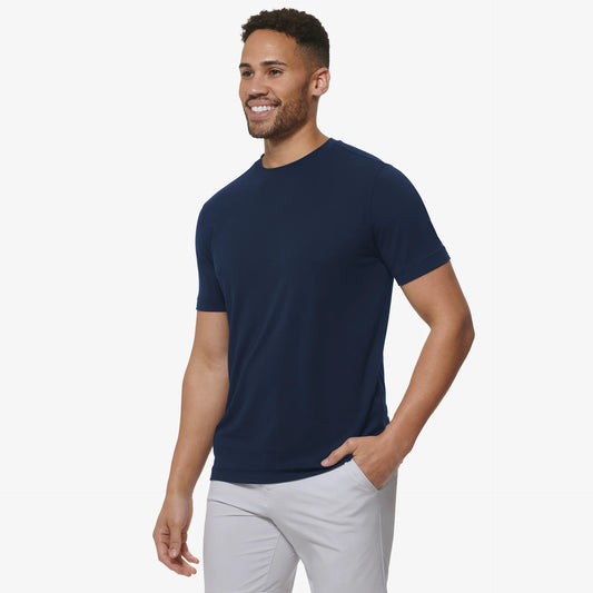 Knox T-Shirt in Navy Solid by Mizzen+Main