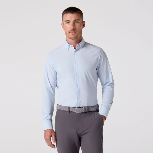 Leeward Dress Shirt in Light Blue Solid by Mizzen+Main