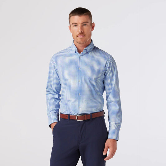 Leeward Dress Shirt in Provence Logan Plaid by Mizzen+Main