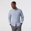 Leeward No Tuck Dress Shirt in Coastal Fjord Diamond Mosaic by Mizzen+Main