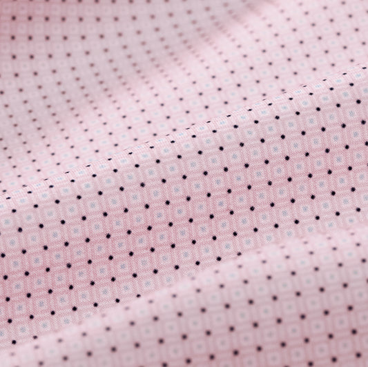 Leeward Dress Shirt in Rose Pressed Diamond by Mizzen+Main