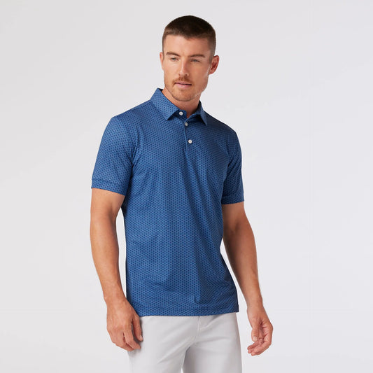 Versa Polo in Set Sail Honeycomb by Mizzen+Main