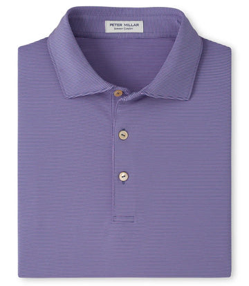 Jubilee Stripe Performance Polo in Windsor Blue/Purple Iris by Peter Millar