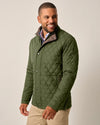 Juno Quilted Snap Jacket in Mangrove by Johnnie-O