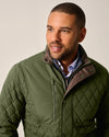 Juno Quilted Snap Jacket in Mangrove by Johnnie-O