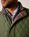 Juno Quilted Snap Jacket in Mangrove by Johnnie-O