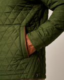 Juno Quilted Snap Jacket in Mangrove by Johnnie-O