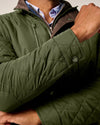 Juno Quilted Snap Jacket in Mangrove by Johnnie-O