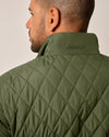 Juno Quilted Snap Jacket in Mangrove by Johnnie-O