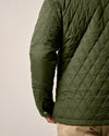 Juno Quilted Snap Jacket in Mangrove by Johnnie-O