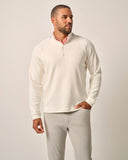 Griggs Performance 1/4 Zip Pullover in White by Johnnie-O