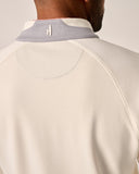 Griggs Performance 1/4 Zip Pullover in White by Johnnie-O