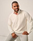 Griggs Performance 1/4 Zip Pullover in White by Johnnie-O