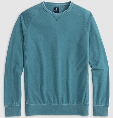 Taber Crewneck Sweatshirt in Rainwashed by Johnnie-O