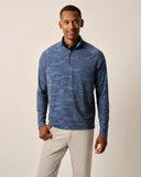 Patton Performance Camo 1/4 Zip Pullover in Navy by Johnnie-O