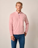 Castro 1/4 Zip Pullover in Rose by Johnnie-O