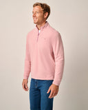 Castro 1/4 Zip Pullover in Rose by Johnnie-O