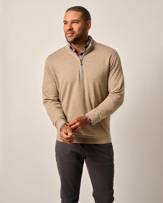 Sully 1/4 Zip Pullover in Cedar by Johnnie-O