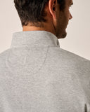 The Sully 1/4 Zip Pullover in Light Gray by Johnnie-O