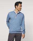 The Sully 1/4 Zip Pullover in Laguna Blue by Johnnie-O