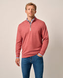 The Sully 1/4 Zip Pullover in Merlot by Johnnie-O