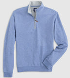 The Sully 1/4 Zip Pullover in Laguna Blue by Johnnie-O