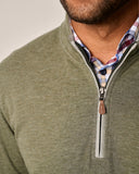 The Sully 1/4 Zip Pullover in Sequoia by Johnnie-O